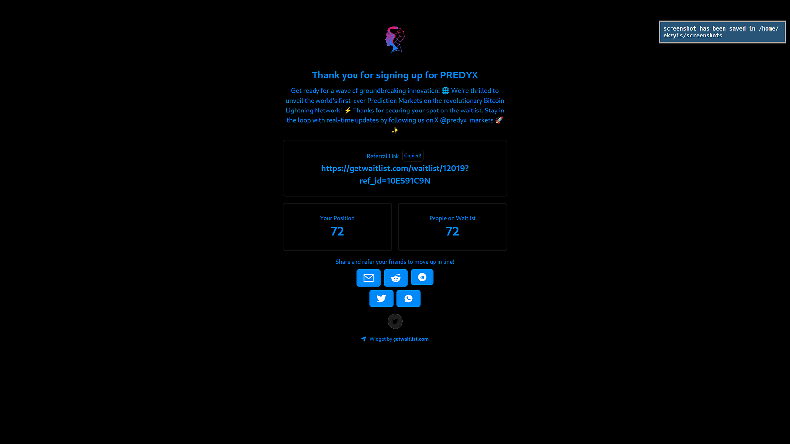 Waiting list for World's first Prediction Market on Bitcoin Lightning  Network \ stacker news ~bitcoin