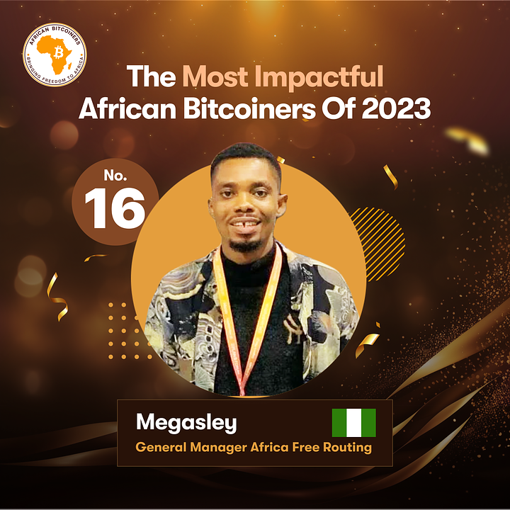 Our 16th Most Impactful African Bitcoiner 2023 \ stacker news ~bitcoin