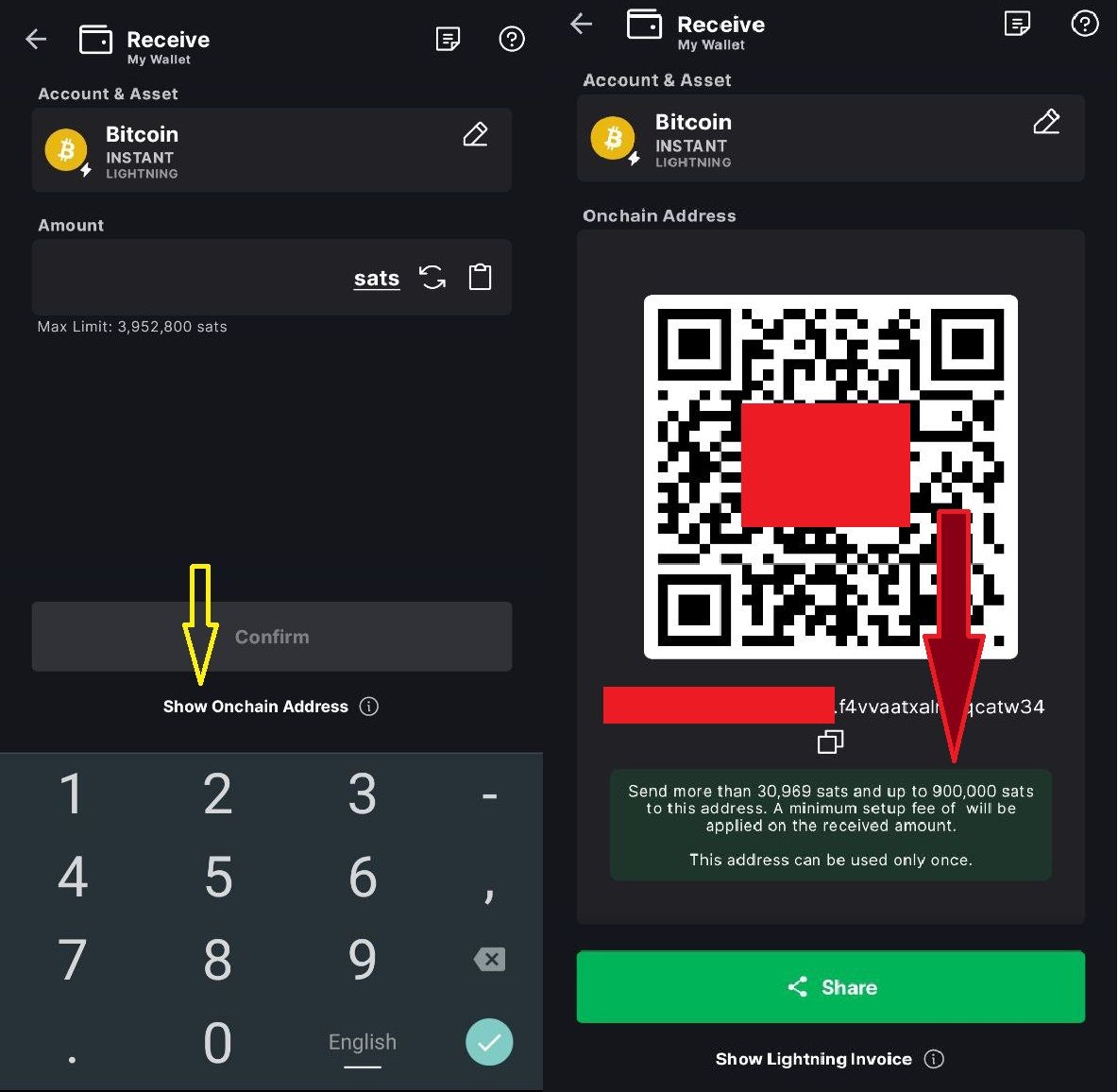 Getting started with Green Wallet Lightning  stacker news ~bitcoin